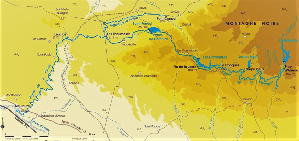 L’alimentation en eau du canal du Midi ou l’ingéniosité de Riquet ...