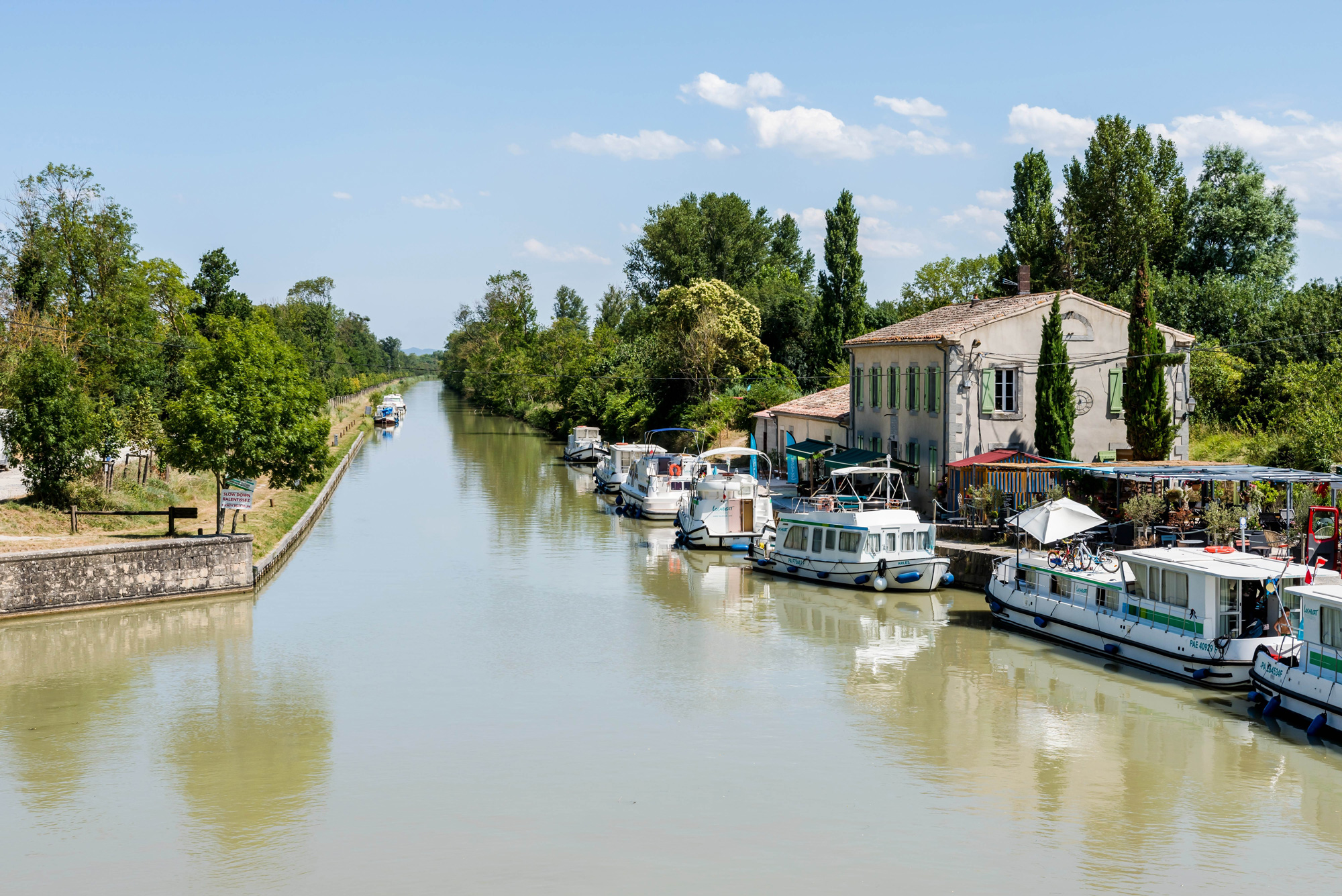 Canal du Midi à Bram