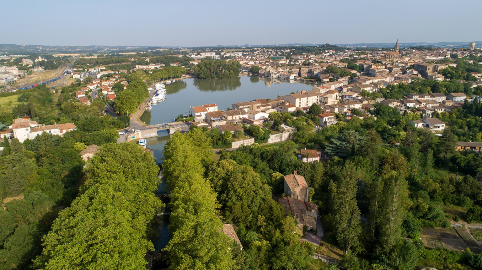 Le canal du Midi à Castelnaudary Canal du Midi
