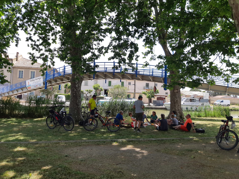 Pause agréable à Homps